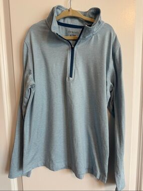 Crewcuts Pale Blue Quarter-Zip Pullover